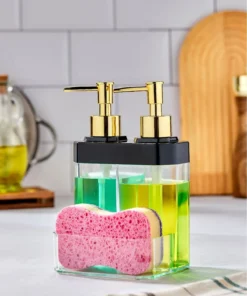 COOKER SÜNGERLİKLİ İKİLİ SIVI SABUN