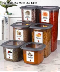 6 LI SET FOLY LİFE SAKLAMA KABI